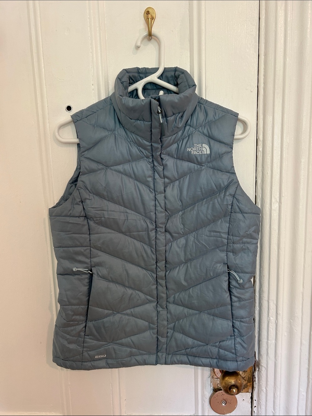 The North Face Women's Quilted Vest - Slate Gray Blue